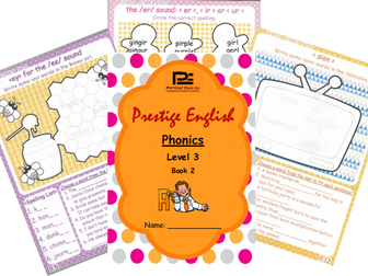 Phonics Book – Level 3 Book 2 ( Jolly Phonics / Letterland ) (Trigraphs)