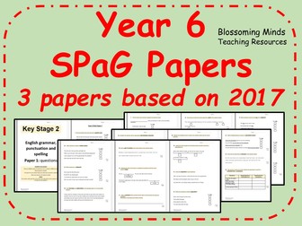 year 6 spag revision pack teaching resources