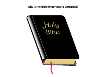 Why is the Bible important to Christians - work sheet KS1