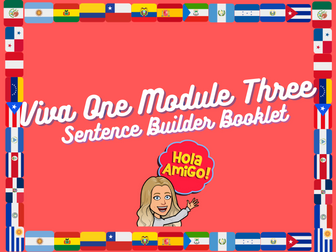 Viva One Module Three Sentence Builders
