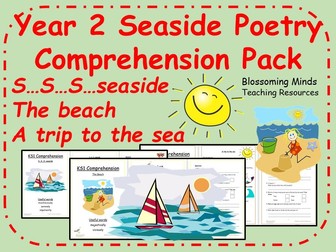 Seaside Poetry Comprehension Bundle - Year 2