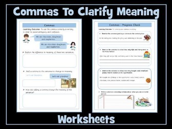 Commas to Clarify Meaning