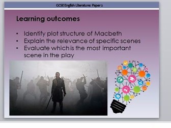 Macbeth GCSE Literature exam revision plot & key scenes