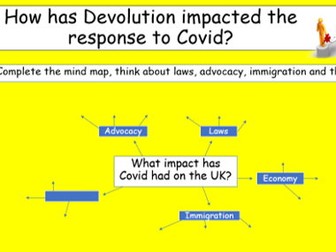 Devolution and Corona Virus (Covid) Edexcel CZP Theme B