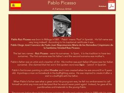 Picasso Investigation Sheet