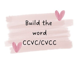 Build the word CCVC/CVCC
