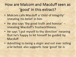 Macbeth AQA LIT exam question focus lesson