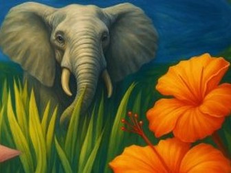 Henri Rousseau Watercolour Landscape Project KS3