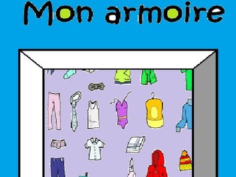12 page booklet "Mon armoire"