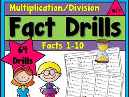 Multiplication and Division Fact Drills