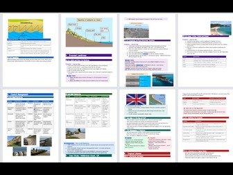 CIE IGCSE Coasts 0460 Geography Revision Booklet New Spec