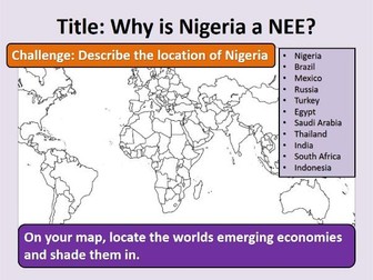 Introduction to Nigeria as an NEE