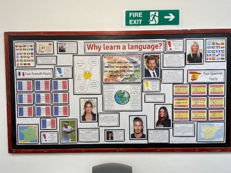 Why learn a language display pack