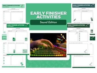 Sound Early Finisher Activities