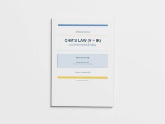 Ohm's Law V=IR - Edexcel GCSE Physics Calculation Practice Book
