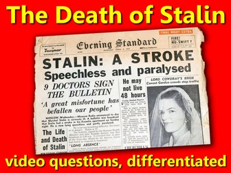 Death of Stalin: video questions, differentiated