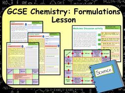 GCSE Chemistry (Science) Formulations Lesson | Teaching Resources