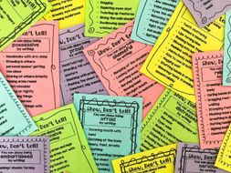 Show don't tell examples from books image