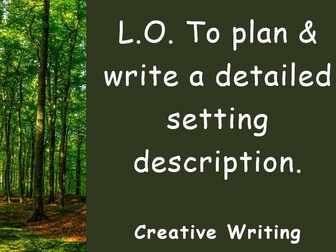 Interview Lesson Plan  - Dragon Cave Setting Description - Year 4