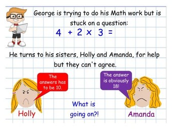 Order of Operation - Fluency, Reasoning and Problems
