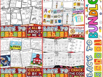First Day Of School Activities | All About Me, Scavenger Hunt, Crack The Code ..