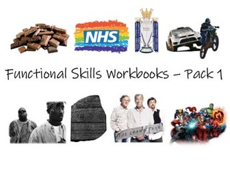 Functional Skills English L1/L2 Workbooks - Pack 1