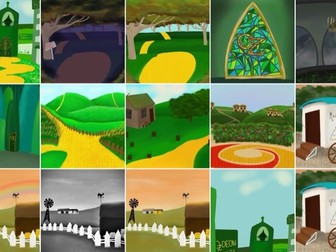 Wizard of Oz digital backdrops