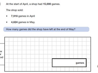 Year 6 KS2 Reasoning SATs Questions for calculations