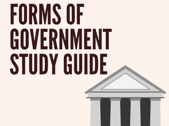 Forms of Government Study Guide