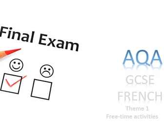 French GCSE revision cheatsheets: Free-time activities