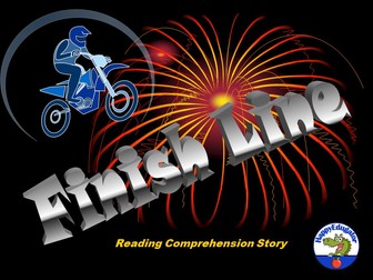 Digital Classroom Interactive Reading Comprehension Story - Finish Line