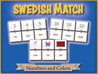 Swedish Match - Numbers and Colors