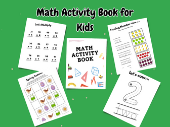 Math Activity book for Kids