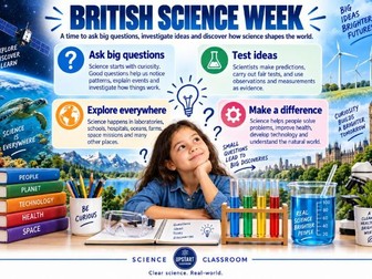 Holiday Science Poster - Christmas / Halloween / Bonfire Night / Easter etc