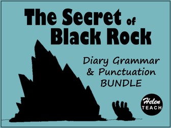 The Secret of Black Rock | Diary WAGOLL Grammar and Punctuation BUNDLE