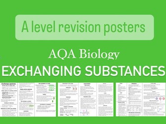 exchange and mass transport - Biology A level AQA posters