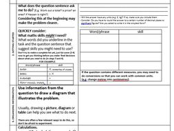 Solving GCSE Maths word problems: template and worked examples for 30 questions