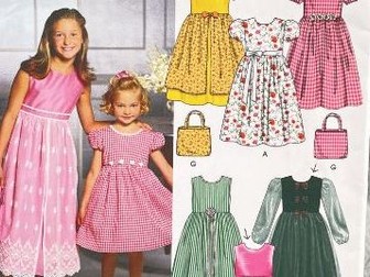 Construction Project - Little Girls Dress