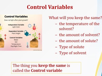 Properties of Materials [Solubility & Separation]  for Year 8