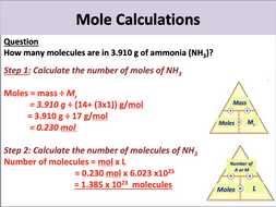 AS Chemistry: The Mole and The Avogadro Constant | Teaching Resources