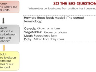 Year 9- Food production