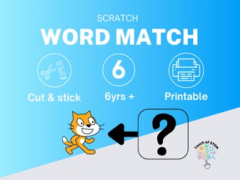 Scratch Cut & Stick (Vocabulary)