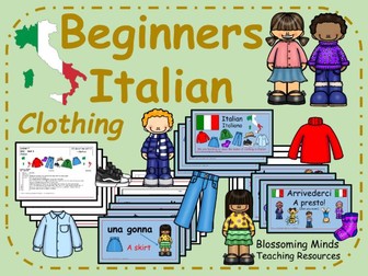 Italian lesson and resources : Clothing
