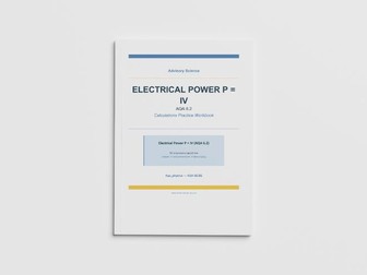Electrical Power Calculations - AQA GCSE Physics Practice Book