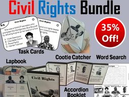 Civil Rights Task Cards and Activities Bundle