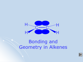 Bonding and Geometery in alkenes