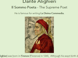 Famous Italians - worksheets + web pages