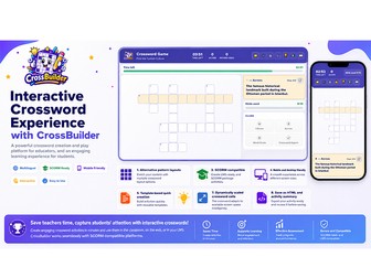 Interactive Multilingual Crossword Creator