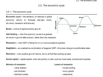 Edexcel Economics B - Theme 2.5 notes