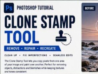 GCSE Clone Stamp Photoshop Tutorial